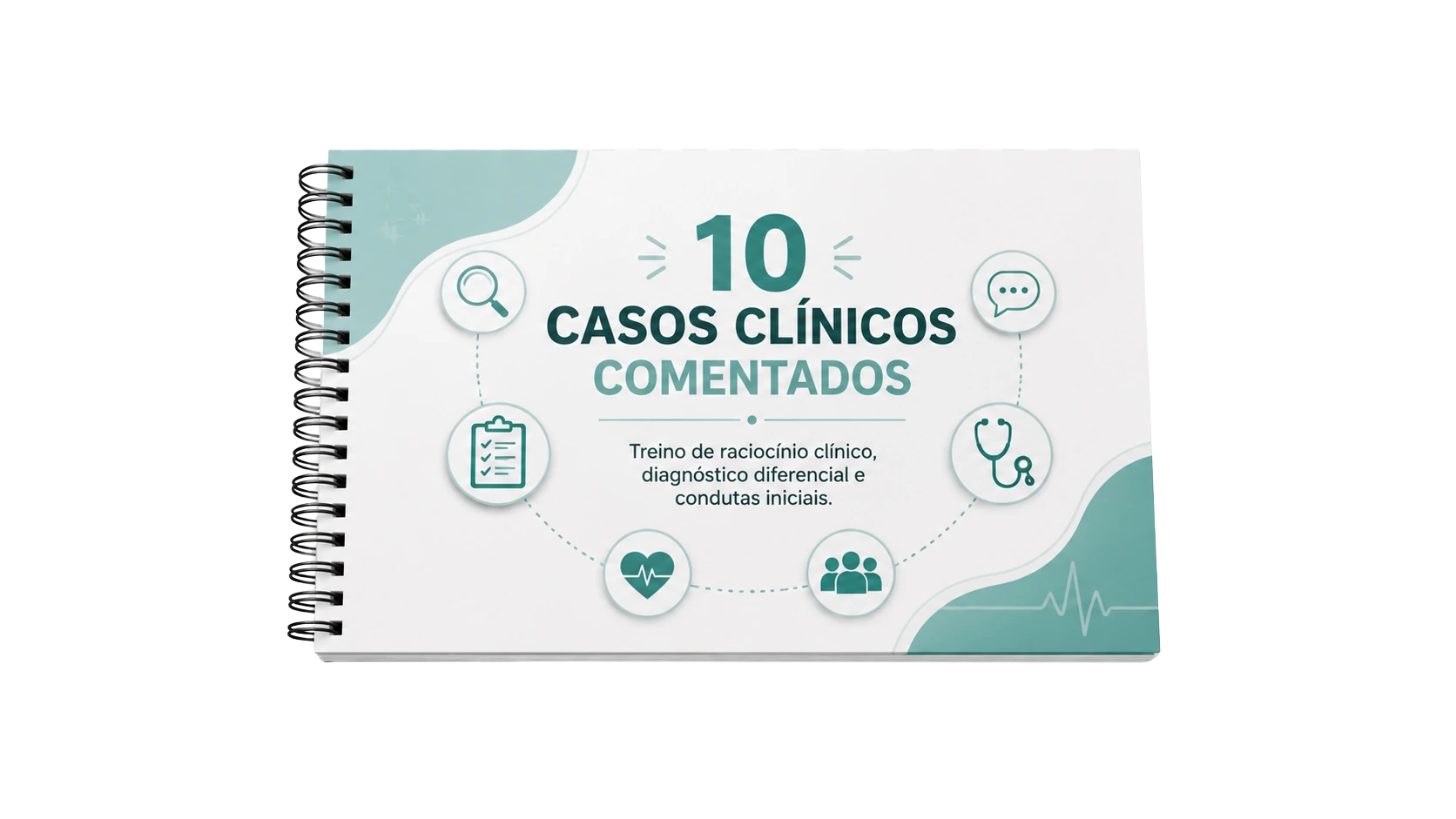 Mockup dos 10 Casos Clínicos Comentados